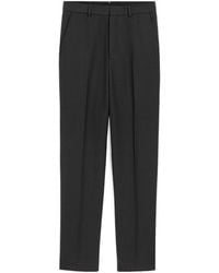 Ami Paris - Straight-Leg Pleated Tailored Trousers - Lyst