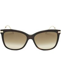 Jimmy Choo - Eyewear Steff Cat-Eye Frame Sunglasses - Lyst