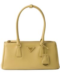 Prada - Galleria Medium Leather Bag - Lyst