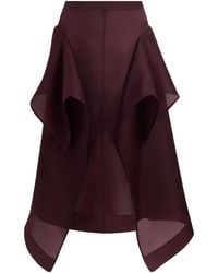 KHAITE - Nina Layered Sculpted Skirt - Lyst