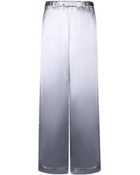 Fabiana Filippi - Elastic Waist Satin Pants - Lyst
