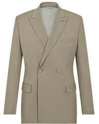 Dior - Homme Double-Breasted Buttoned Blazer - Lyst