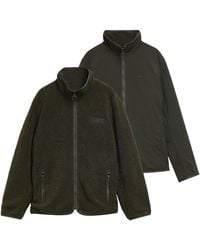 Barbour - Reversible Fleece Jacket - Lyst