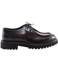 Doucal's - Two-Hole Round-Toe Lace-Up Shoes - Lyst