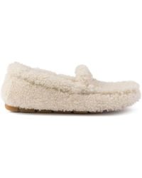 Prada - Shearling Driving Shoes - Lyst
