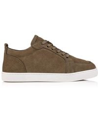 Christian Louboutin - Rantulow Lace-Up Sneakers - Lyst