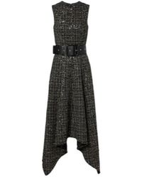 Safiyaa - Okimi Sequined Tweed Midi Dress - Lyst