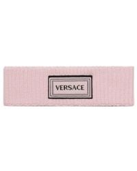 Versace - Ribbed Logo Headband - Lyst