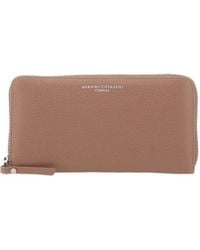 Gianni Chiarini - Zip-Around Pebbled Wallet - Lyst