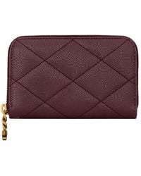 Saint Laurent - Cassandre Bijou Quilted Wallet - Lyst