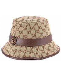Gucci - Gg Monogrammed Fedora Hat - Lyst