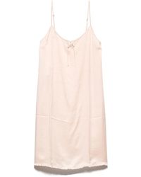 Prada - Old Satin Slip Dress - Lyst