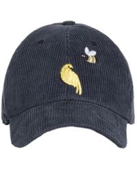 Thom Browne - Corduroy Embroidered Detail Baseball Cap - Lyst