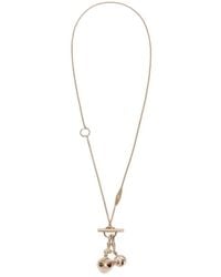 Max Mara - Long Necklace With Pendants - Lyst