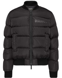DSquared² - Nylon Puffer Bomber Jacket - Lyst