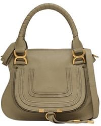 Chloé - Marcie Logo Shoulder Bag - Lyst