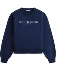 Tommy Hilfiger - Logo-Print Sweater - Lyst