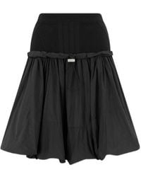 The Attico - Ruffled Mini Skirt - Lyst