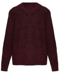 Samsøe & Samsøe - Safloyd V-Neck Knitted Sweater - Lyst
