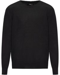 Theory - Long-Sleeved Crewneck Knit Jumper - Lyst