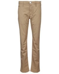 Jacob Cohen - Logo Plaque Straight-Leg Trousers - Lyst