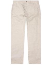 Helmut Lang - Carpenter High Waist Straight Leg Trousers - Lyst