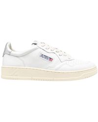 Autry - Logo Patch Panelled Sneakers - Lyst