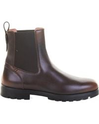 Santoni - Round Toe Ankle Boots - Lyst