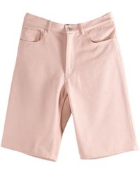AURALEE - Denim Shorts With Belt Loops - Lyst