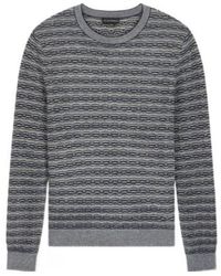 Emporio Armani - Horizontal-Stripe Sweater - Lyst