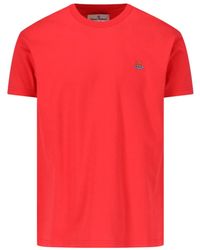 Vivienne Westwood - Logo Embroidered Crewneck T-Shirt - Lyst
