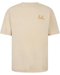 C.P. Company - Logo Crew Neck T-Shirt - Lyst