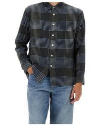 sunflower - Check Detailed Long-Sleeved Shirt - Lyst