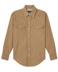 A.P.C. - Chest-Pocket Buttoned Shirt - Lyst