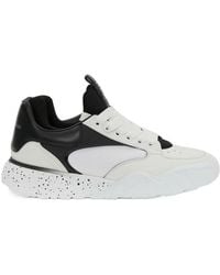 McQueen - Court Tech Lace-Up Sneakers - Lyst