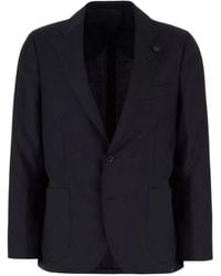 Lardini - Flower-Pin Single-Breasted Suit - Lyst