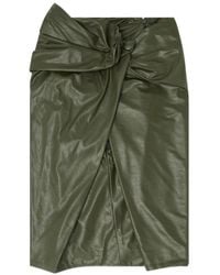 DIESEL - O-Dasli Draped Split Pencil Skirt - Lyst