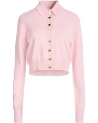 Sportmax - Solid-Color Wool Knitted Top - Lyst