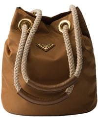 Prada - Mariner Re-Nylon Small Bucket Bag - Lyst