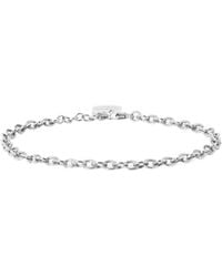 Saint Laurent - Twisted Pattern Oval Chain Bracelet - Lyst