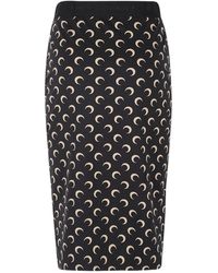 Marine Serre - Moon Jersey Skirt - Lyst
