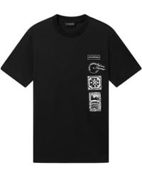 Emporio Armani - Graphic Patch Print T-Shirt - Lyst