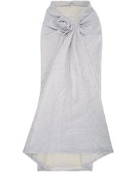 Magda Butrym - Draped Knot Maxi Skirt - Lyst