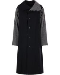 Yohji Yamamoto - Single-Breasted Coat - Lyst