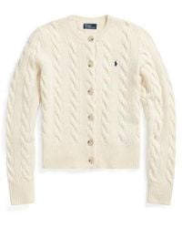 Polo Ralph Lauren - Cable Knit Cardigan - Lyst
