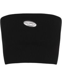 DIESEL - M-Clarksvillex Logo Plaque Tube Top - Lyst