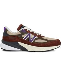 New Balance - 990V4 Lace-Up Sneakers - Lyst