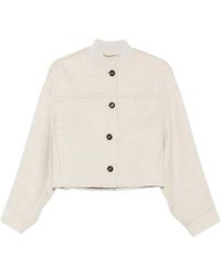 Brunello Cucinelli - Button-Fastening Jacket - Lyst