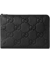 Gucci - Jumbo Gg Zipped Pouch - Lyst