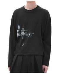 Ann Demeulemeester - Emil Relax Fit Long Sleeved Boxy T-Shirt - Lyst